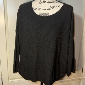 New York & Company Black Sweater with criss cross back Women’s XL New with tags